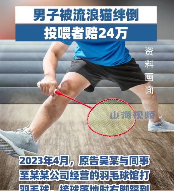 羽毛球涨价 男子在球馆捡旧球凑合打